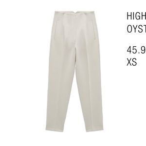 NWT ZARA High Waisted Trousers